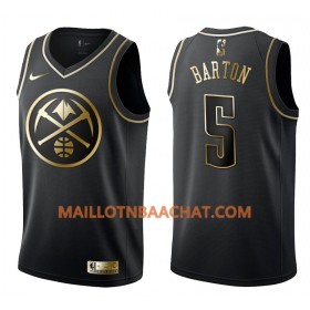 Maillot NBA Denver Nuggets Will Barton 5 Nike Noir Golden Edition Swingman - Homme